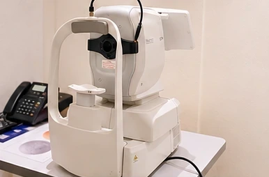 OCT scanner at iNetra
