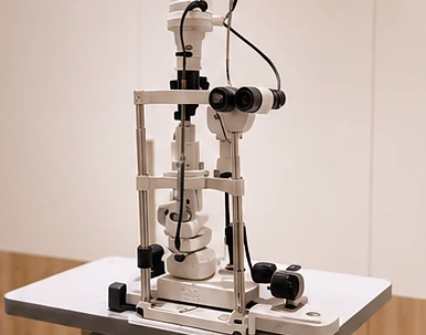 Slit lamp at iNetra eye centre
